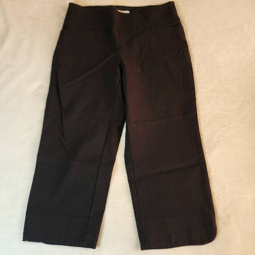 S.C. & CO. Pull On Black Cropped Pants Size 12